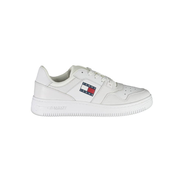 Sneaker aus weißem Polyester