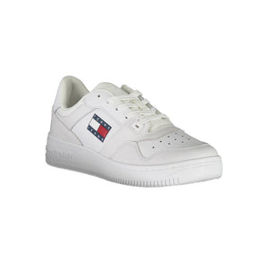Sneaker aus weißem Polyester