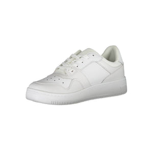 Sneaker aus weißem Polyester