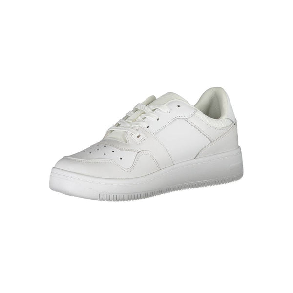 Sneaker aus weißem Polyester