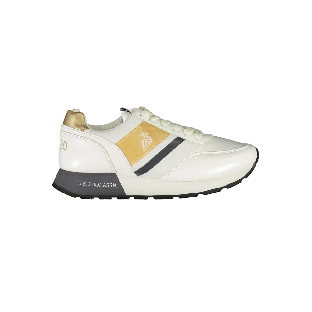 Sneaker aus weißem Polyester