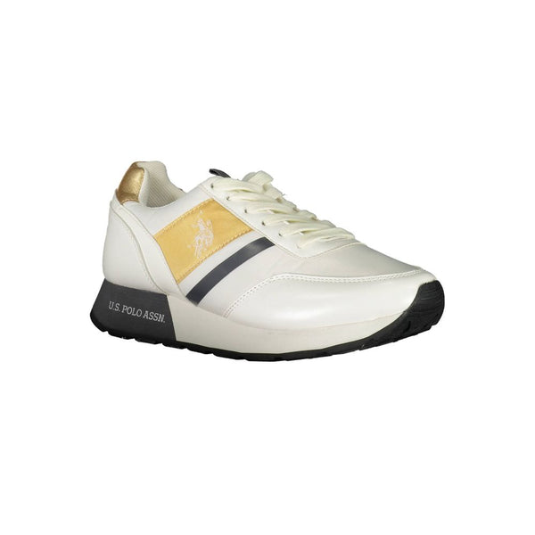Sneaker aus weißem Polyester