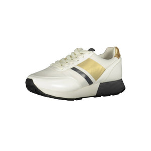 Sneaker aus weißem Polyester