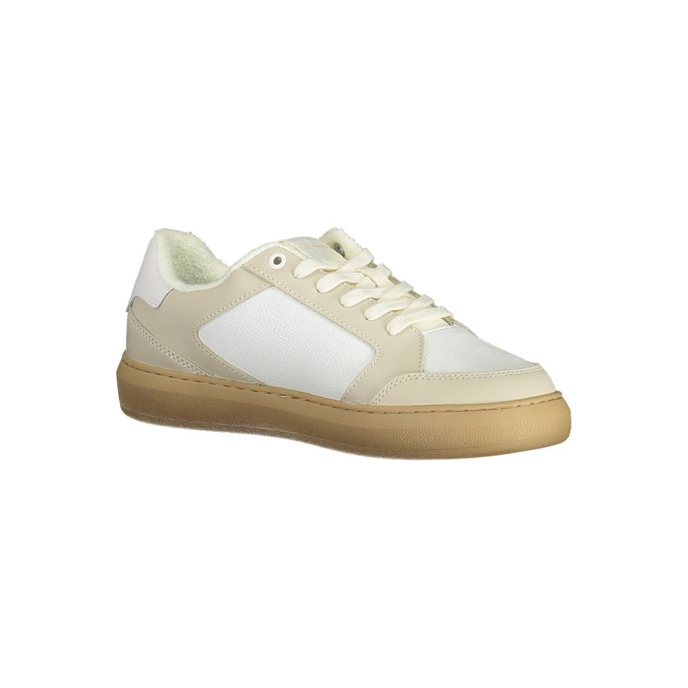 Sneaker aus weißem Polyester