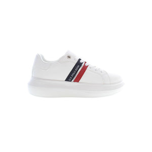 Sneaker aus weißem Polyester