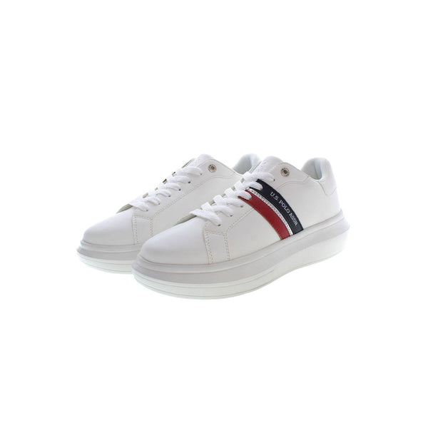 Sneaker aus weißem Polyester