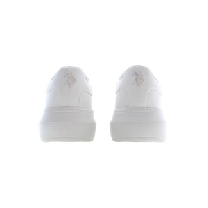 Sneaker aus weißem Polyester