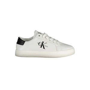 Sneaker aus weißem Polyester