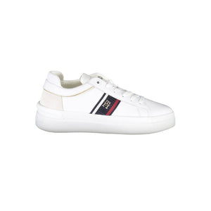 Sneaker aus weißem Polyester