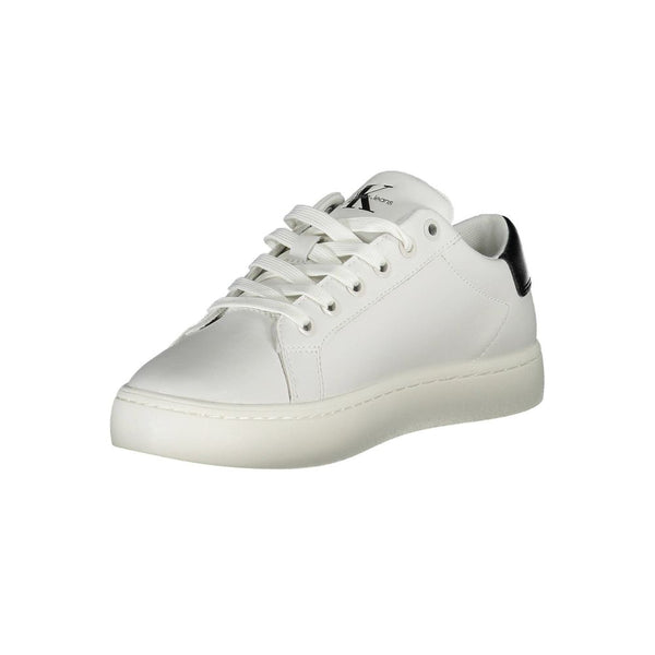 Sneaker aus weißem Polyester