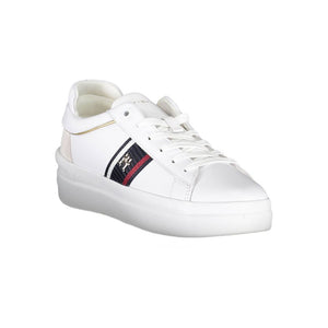 Sneaker aus weißem Polyester