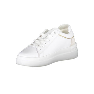 Sneaker aus weißem Polyester