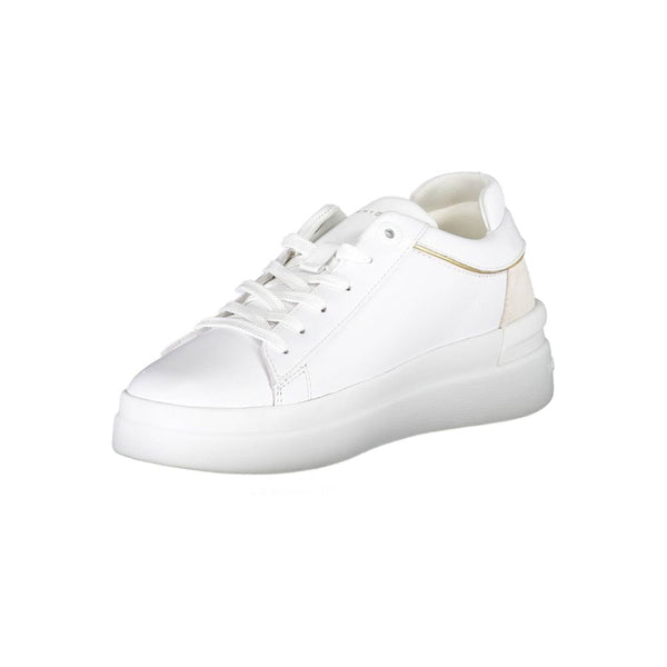 Sneaker aus weißem Polyester