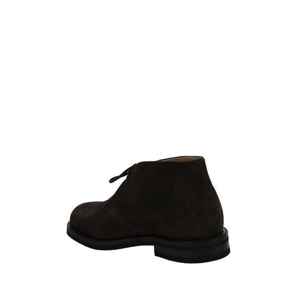 Braune Kalbshaut Bos Taurus Schnürstiefel