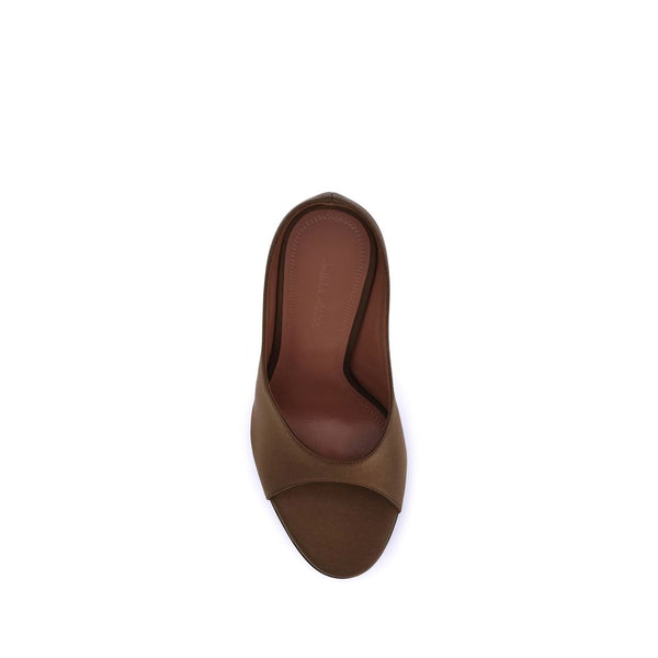 Braune Kalbshaut Bos Taurus High Heel Pumps