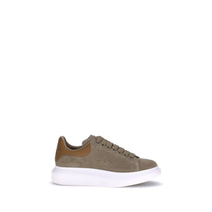 Braune Kalbshaut Bos Taurus Plateau-Sneaker