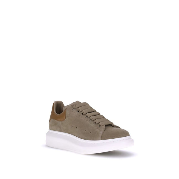 Braune Kalbshaut Bos Taurus Plateau-Sneaker
