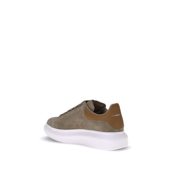Braune Kalbshaut Bos Taurus Plateau-Sneaker