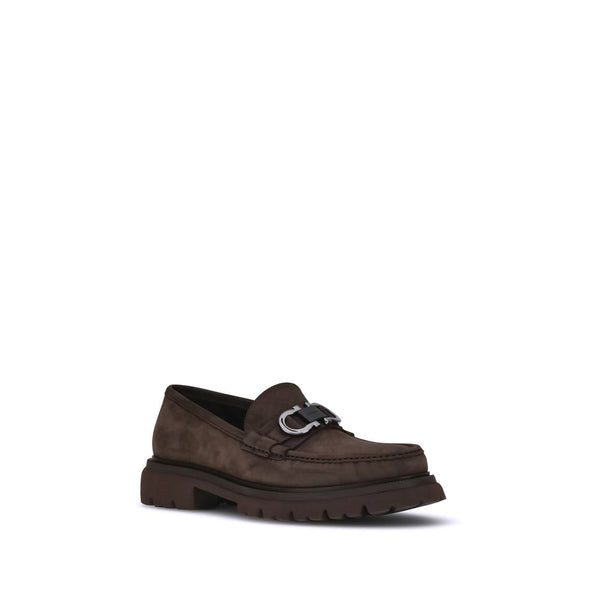 Braune Kalbsleder Bos Taurus Slip-On Loafer