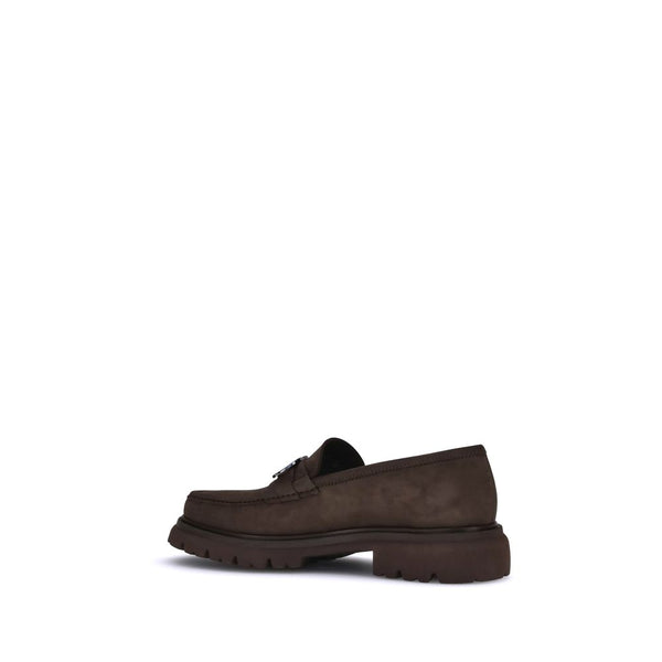 Braune Kalbsleder Bos Taurus Slip-On Loafer