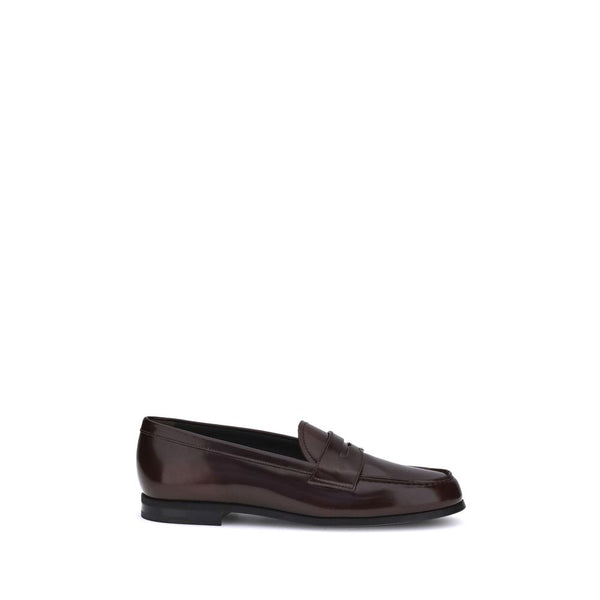 Braune Kalbsleder Bos Taurus Slip-On Loafer