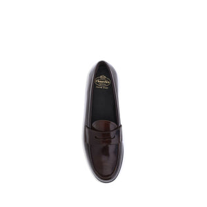 Braune Kalbsleder Bos Taurus Slip-On Loafer