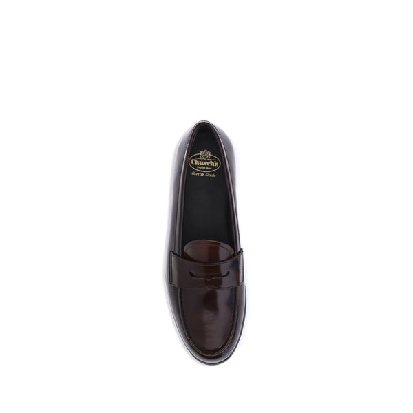 Braune Kalbsleder Bos Taurus Slip-On Loafer