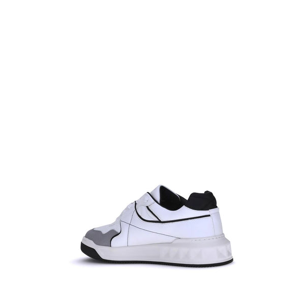 Weiße Kalbshaut Bos Taurus Sneakers mit niedrigem Schaft