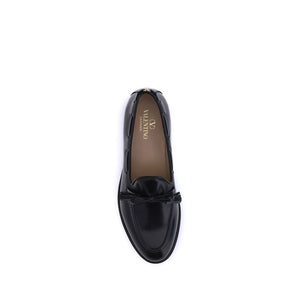 Schwarze Kalbsleder Bos Taurus Slipper