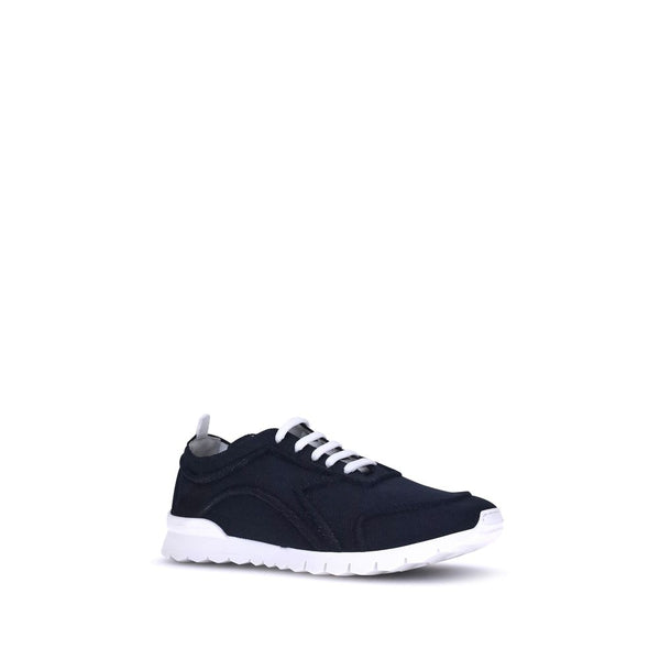 Schwarze Baumwoll-Sportschuhe