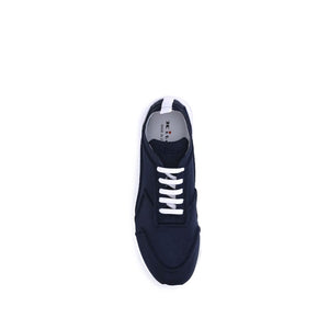 Schwarze Baumwoll-Sportschuhe