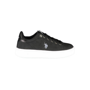 Schwarzer Polyester Damen Sneaker