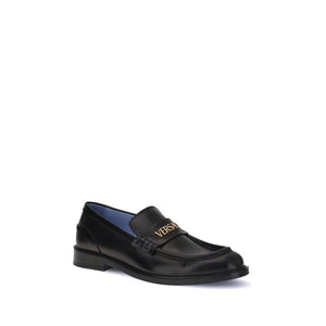 Schwarze Kalbsleder Bos Taurus Slip-On Loafer