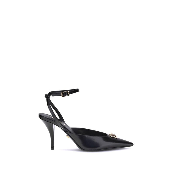 Schwarze Kalbsleder Bos Taurus High Heels