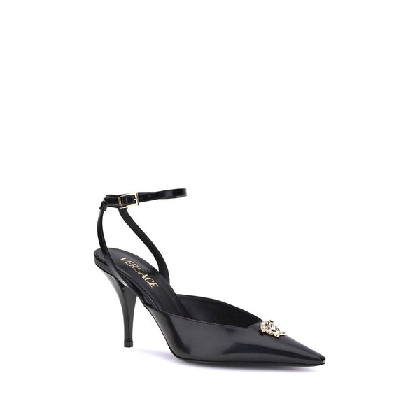 Schwarze Kalbsleder Bos Taurus High Heels