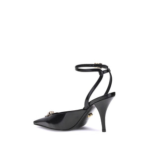Schwarze Kalbsleder Bos Taurus High Heels