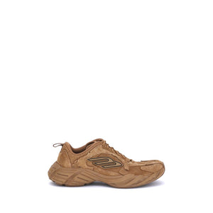 Braune Polyester-Sportschuhe
