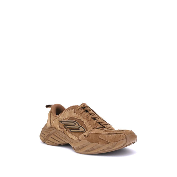 Braune Polyester-Sportschuhe