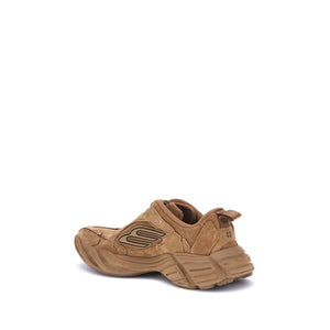 Braune Polyester-Sportschuhe
