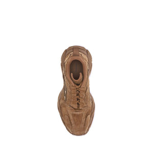 Braune Polyester-Sportschuhe