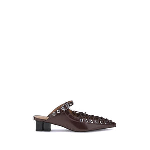 Braune Polyethylen-Mules