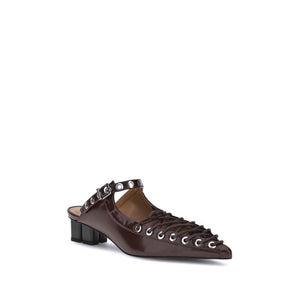 Braune Polyethylen-Mules