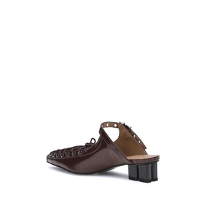 Braune Polyethylen-Mules