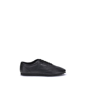 Schwarze Kalbshaut Bos Taurus Sportschuhe