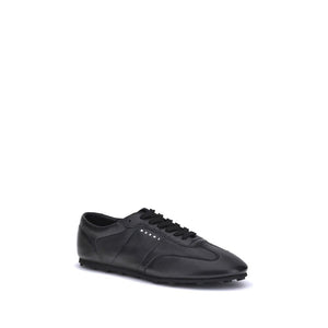 Schwarze Kalbshaut Bos Taurus Sportschuhe