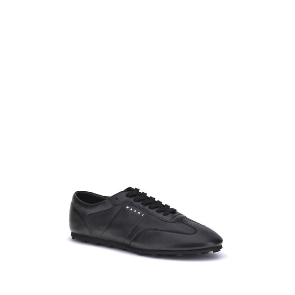 Schwarze Kalbshaut Bos Taurus Sportschuhe