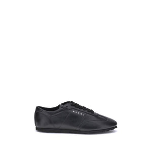Schwarze Sneaker aus Kalbsleder Bos Taurus