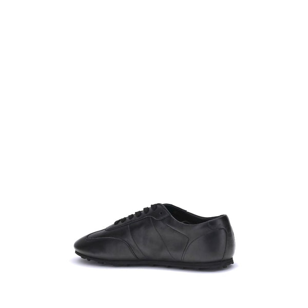 Schwarze Kalbshaut Bos Taurus Sportschuhe