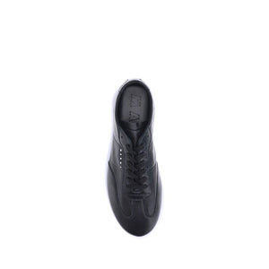 Schwarze Kalbshaut Bos Taurus Sportschuhe