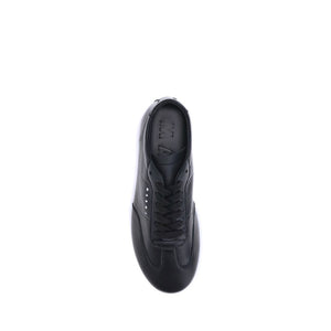 Schwarze Sneaker aus Kalbsleder Bos Taurus